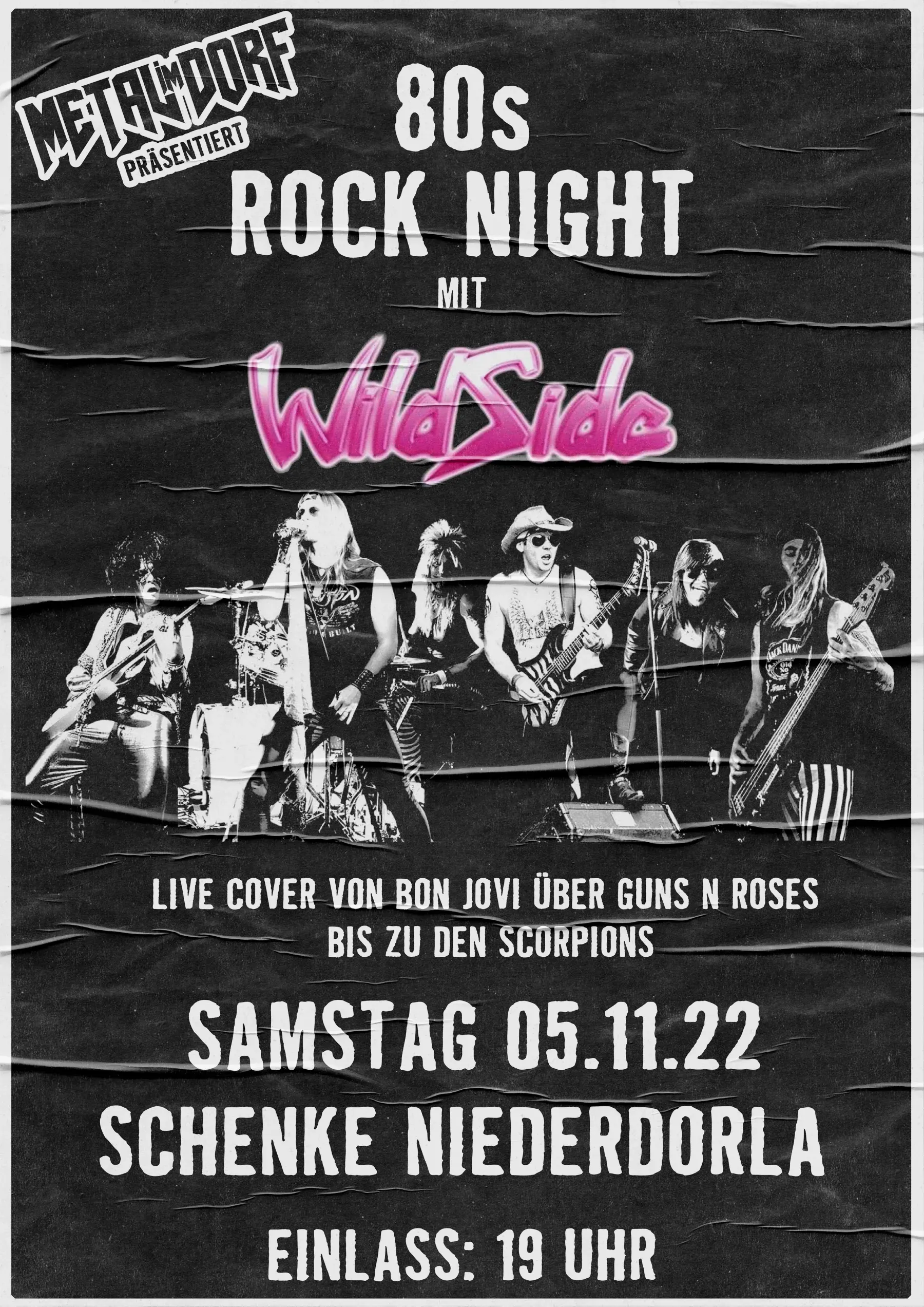 Metal im Dorf 80s Rock Night